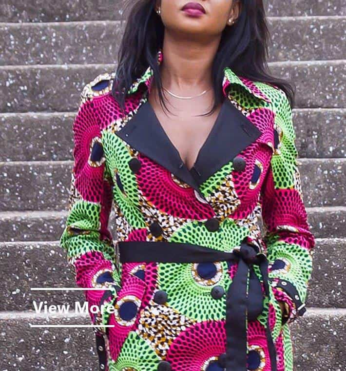 Tailor-made Women's suits and coats by Ghanaian Tailor, Adjei Anang